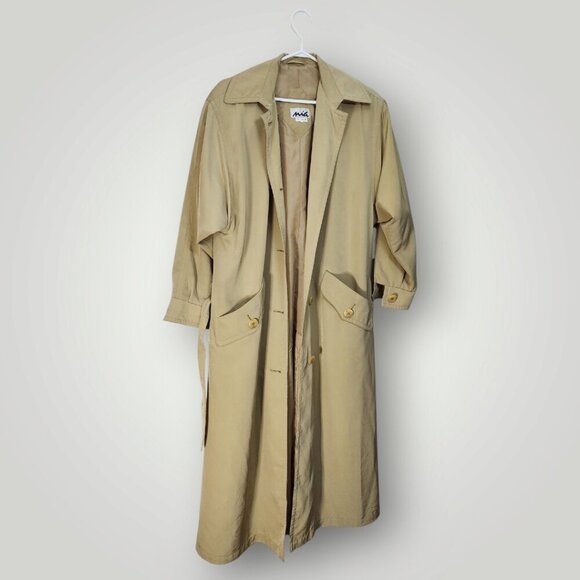 MIA WOMENA SIZE 9 TAN COLOR TRENCH COAT - Picture 4 of 5